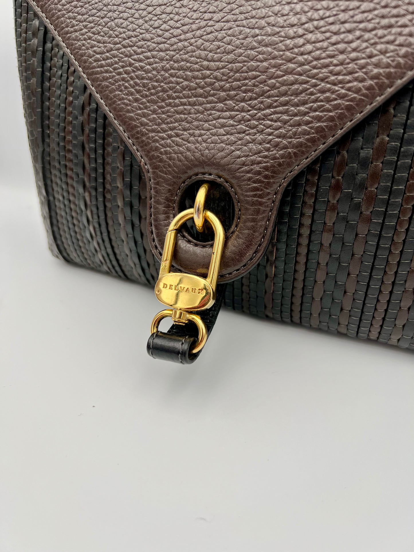 Delvaux toile de cuir 1997