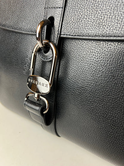 Delvaux Gin Fizz Crossbody / Shoulder Bag Black 1998