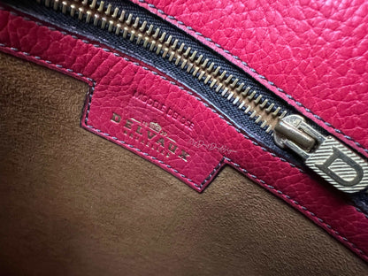 Delvaux Gamay Crossbody / Shoulder Bag Red - Multicolour 1989