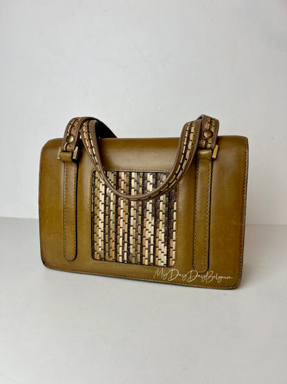Delvaux Vintage Top Handle Brown 1965
