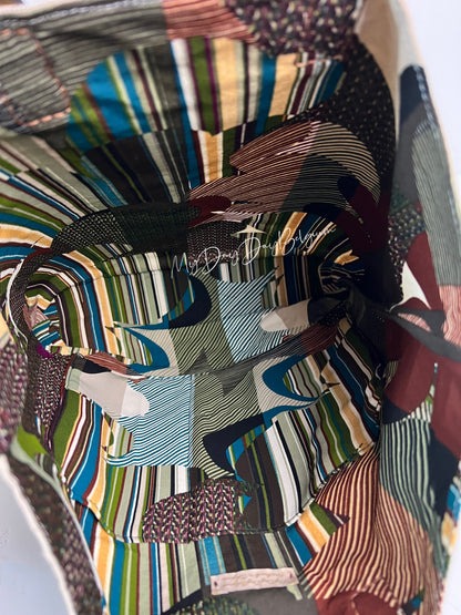 Upcycled Delvaux Tote Bag