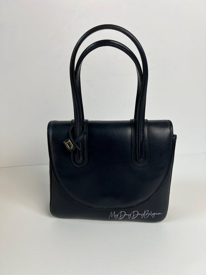 Delvaux Vintage Top Handle Navy 1966