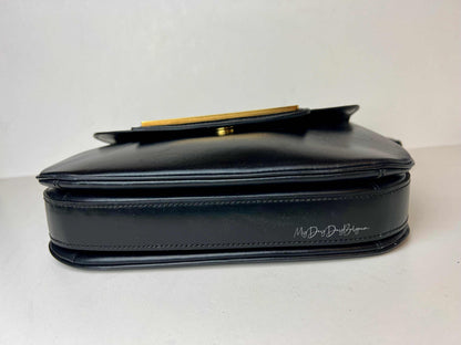 Delvaux Vintage Crossbody / Shoulder Bag Black 1980's