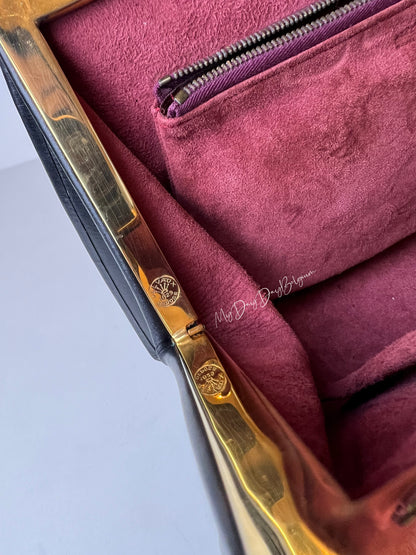 Delvaux Vintage Top Handle Black 1953