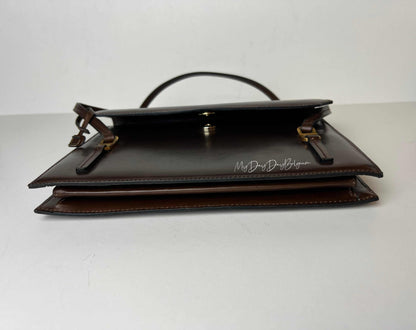 Delvaux Vintage Top Handle Brown 1967