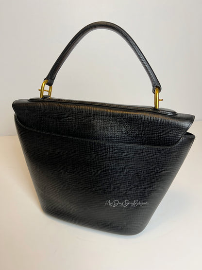 Delvaux Vintage Top Handle Black 2000's