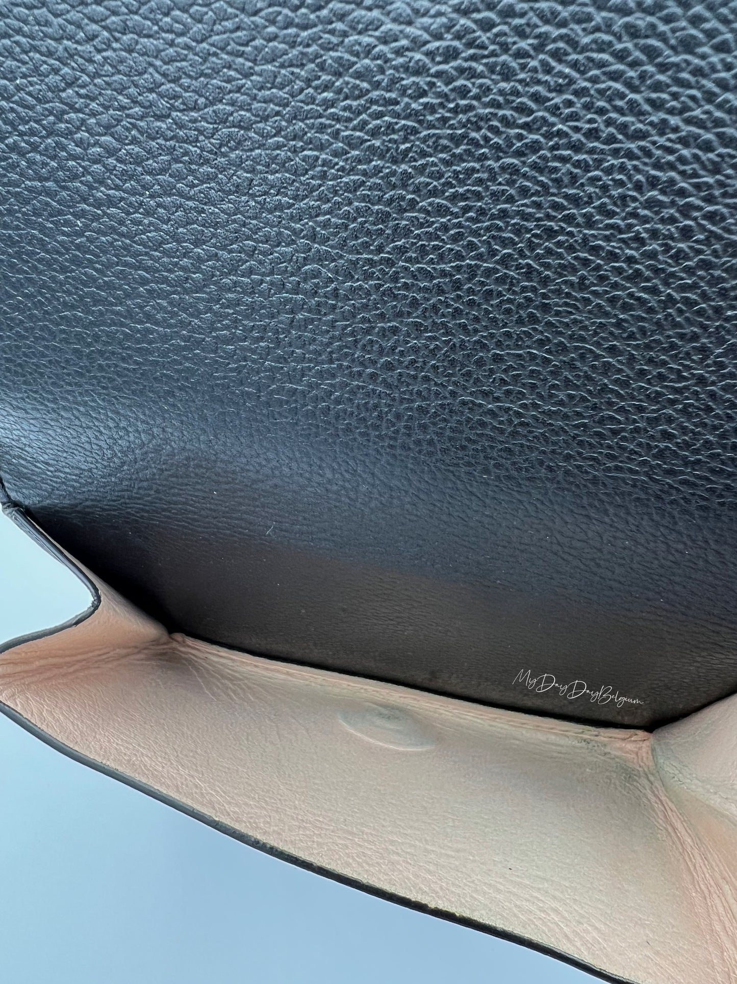 Delvaux wallet black 1990's