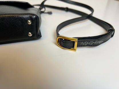 Delvaux Vintage Crossbody / Shoulder Bag Black 1980's