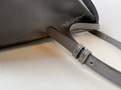 Delvaux Vintage Crossbody / Shoulder Bag Grey 1990's