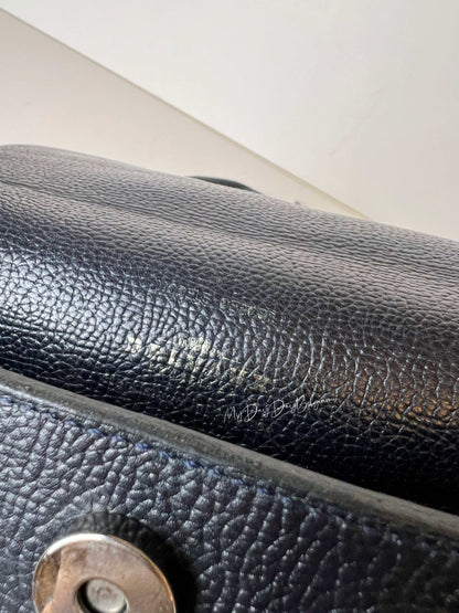 Delvaux Vintage Crossbody / Shoulder Bag Navy Blue 1990's