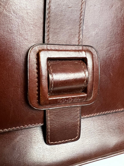 Delvaux Vintage Crossbody / Shoulder Bag Brown 1970's