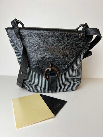 Delvaux Vintage Crossbody / Shoulder Bag Black / Grey 1985