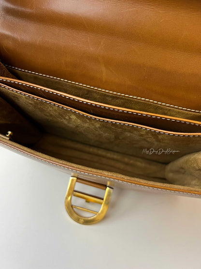 Delvaux Festival Crossbody / Shoulder Bag Camel 1982