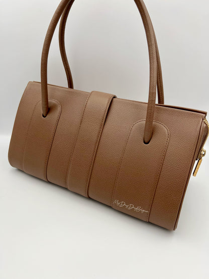 Delvaux Georges Top Handle Taupe 2004