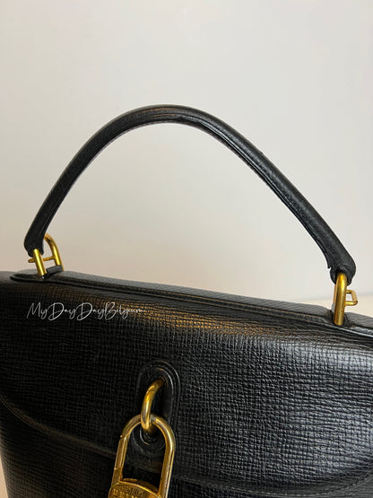 Delvaux Vintage Top Handle Black 2000's
