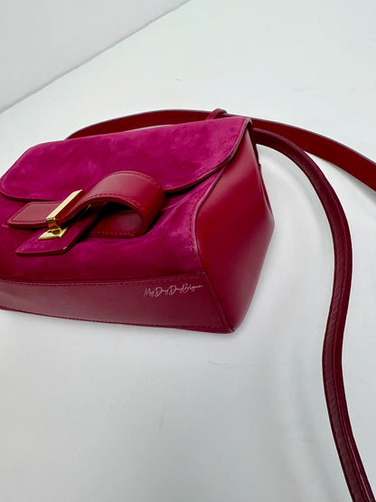 Delvaux Simplissisme City PM Crossbody / Shoulder Bag Framboise 2016