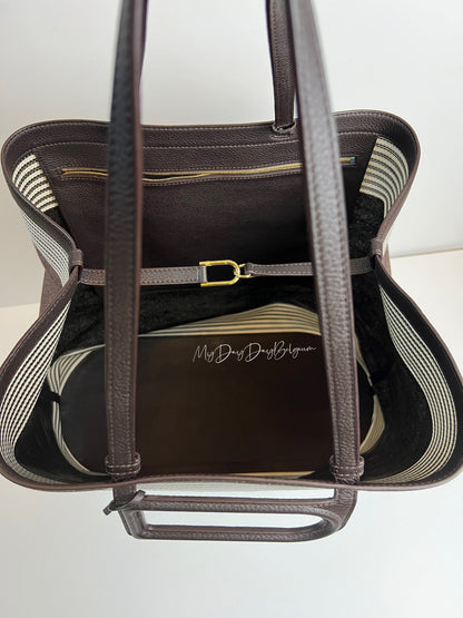 Delvaux D to D Tote Shoulderbag Black / Grey / White 2018