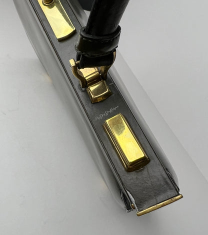 Delvaux Mon Grand Bonheur Top Handle Bronze / Green 1959