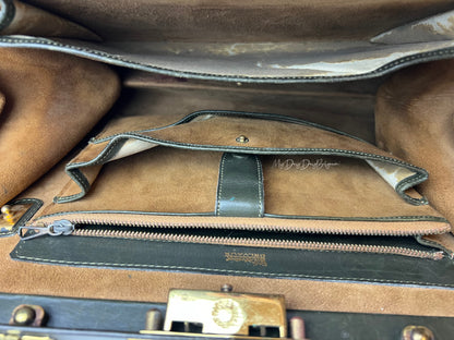 Delvaux Mon Grand Bonheur Top Handle Bronze / Green 1959