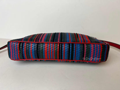 Delvaux Gamay Crossbody / Shoulder Bag Red - Multicolour 1989