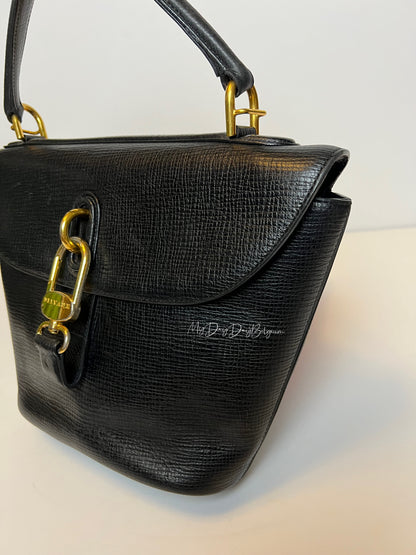 Delvaux Vintage Top Handle Black 2000's