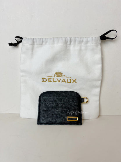 Delvaux Cardholder Vagabond - Black 2024