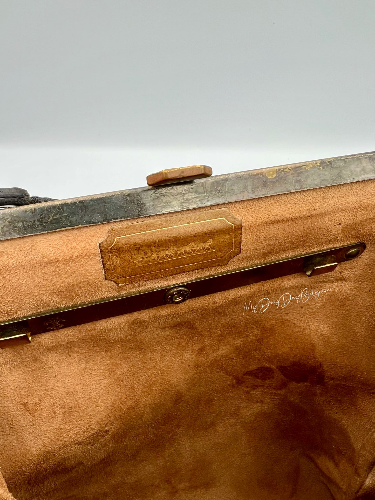 Vintage Delvaux top handle shoulder bag 1961