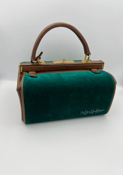Delvaux Vintage "Doctor Bag" Top Handle brown 1962