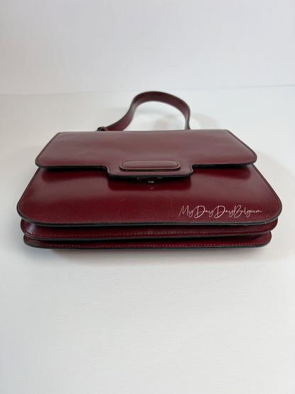 Delvaux Vintage Top Handle Red 1977