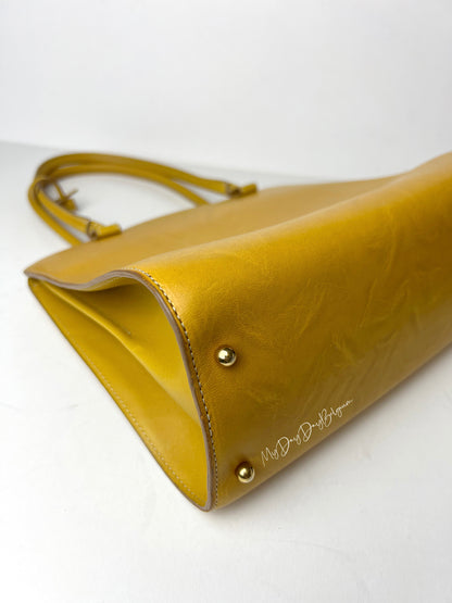 Delvaux Sepia top handle bag 1990s