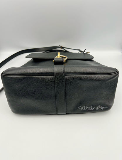 Delvaux Gin Fizz Crossbody / Shoulder Bag Black 1998