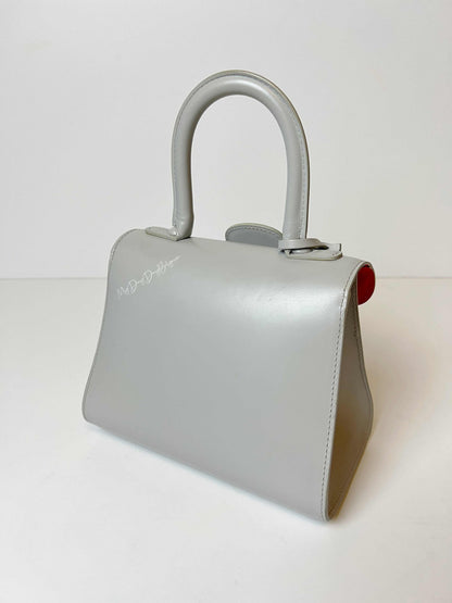Delvaux Brillant Top Handle White / Grey 2017