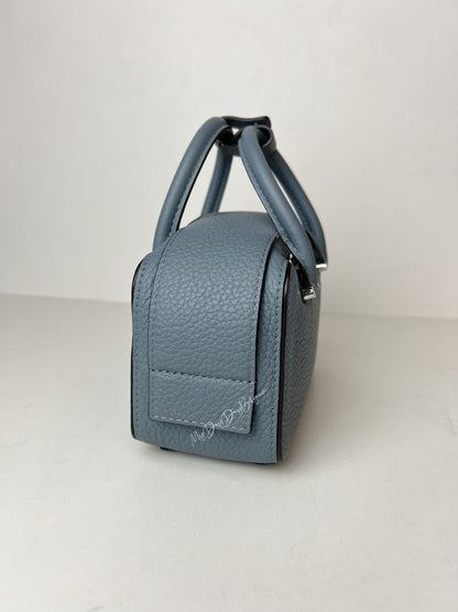 Delvaux Cool Box Crossbody / Shoulder Bag Blue Pacifique 2022