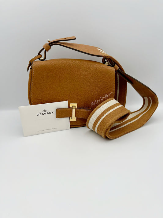 Delvaux Mutin mini crossbody bag crispy calf vegetal 2018