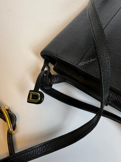 Delvaux Vintage Crossbody / Shoulder Bag Black 1980's