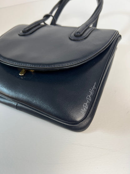 Delvaux Vintage Top Handle Navy 1966
