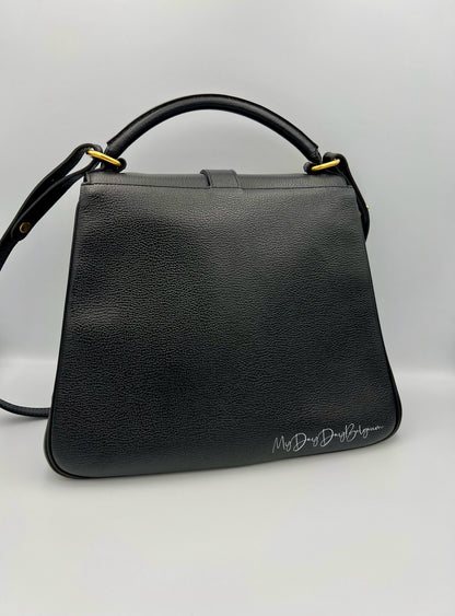 Delvaux Gin Fizz Crossbody / Shoulder Bag Black 1998