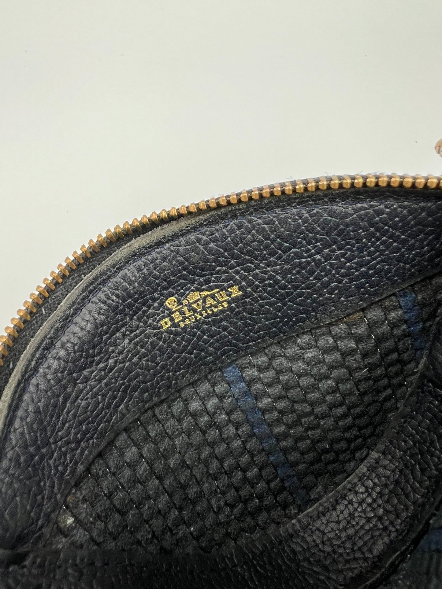 Toile de cuir coin bag 90s