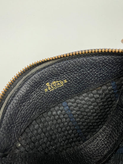 Toile de cuir coin bag 90s