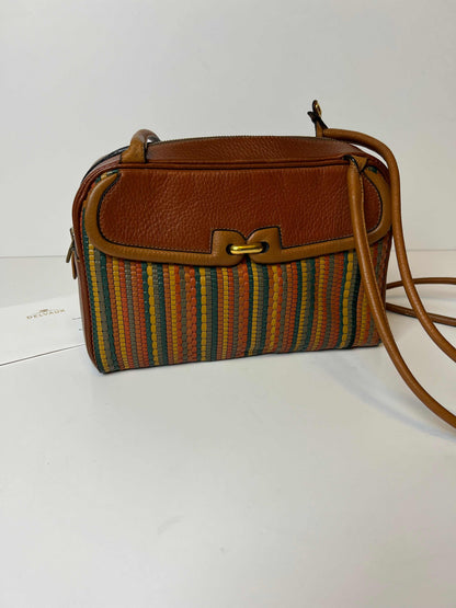 Delvaux Vintage Crossbody / Shoulder Bag Orange - Multicolour 1990's