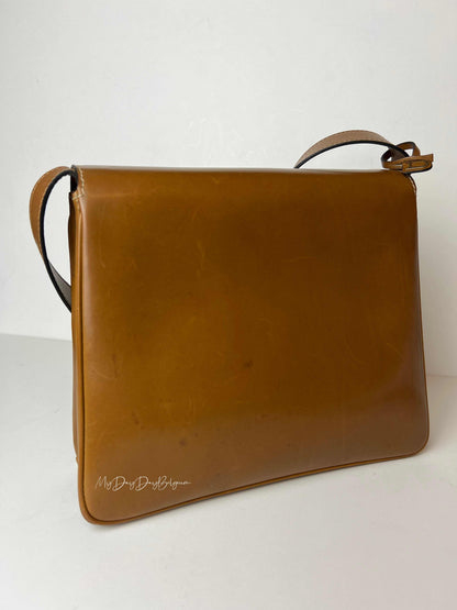 Delvaux Festival Crossbody / Shoulder Bag Camel 1982
