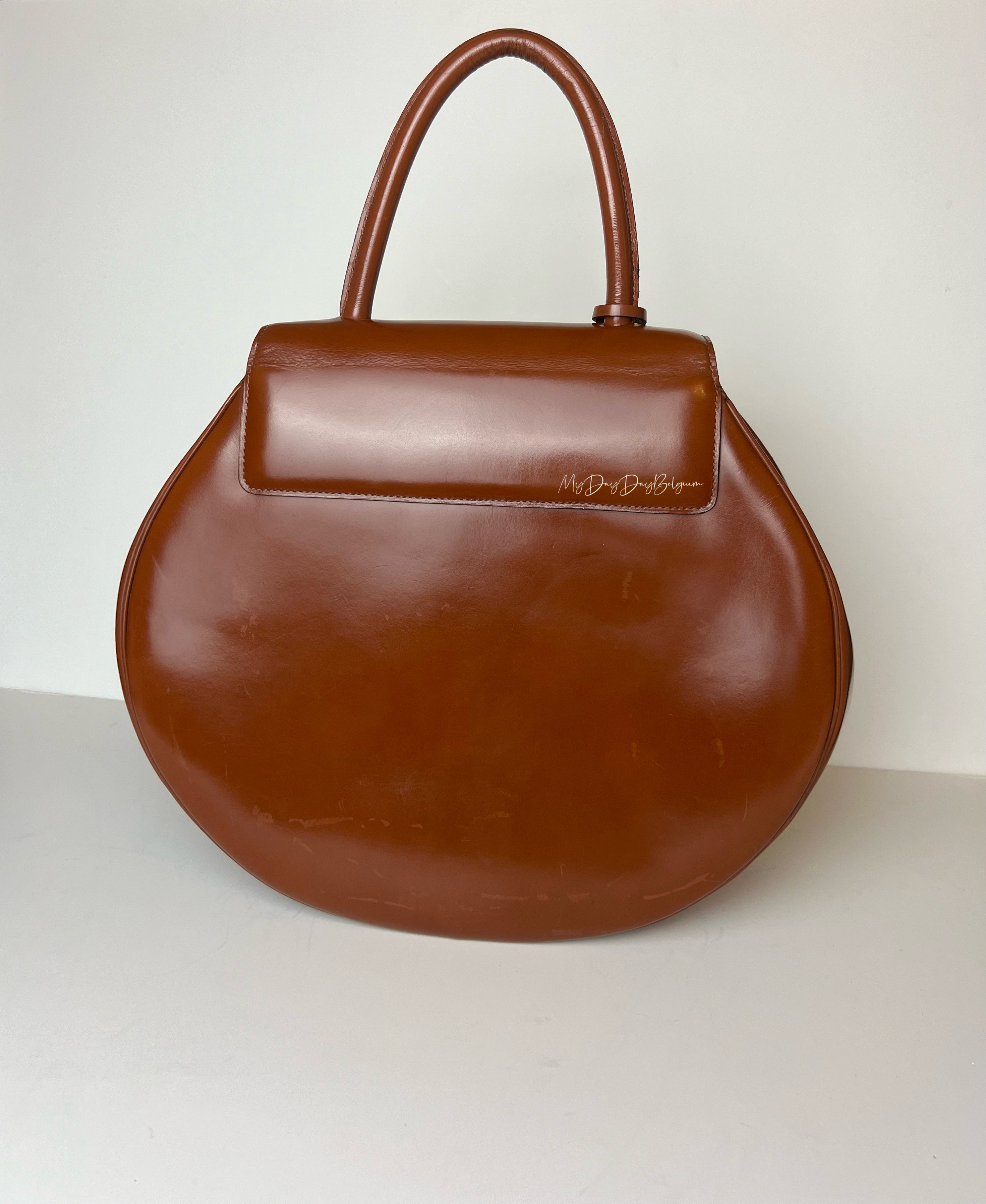 Delvaux vintage top handle bag 1992 - 28cm x 32.5cm x 11cm