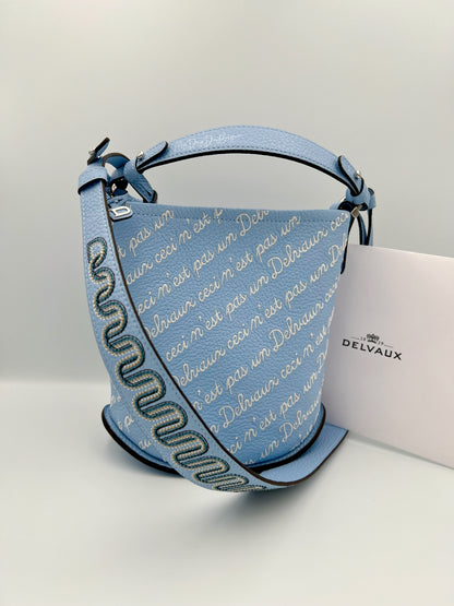 Delvaux Pin bucket 125 years of Magritte edition 2024