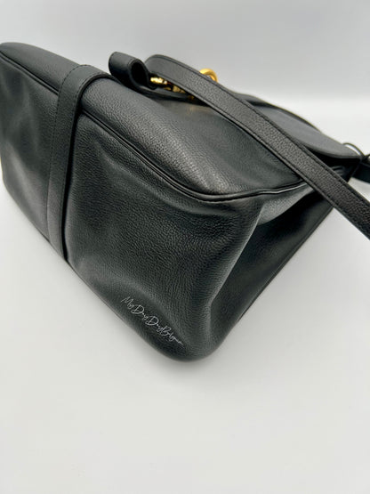 Delvaux Gin Fizz Crossbody / Shoulder Bag Black 1998