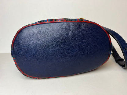 Delvaux Vintage Crossbody / Shoulder Bag Red - Multicolour 1988