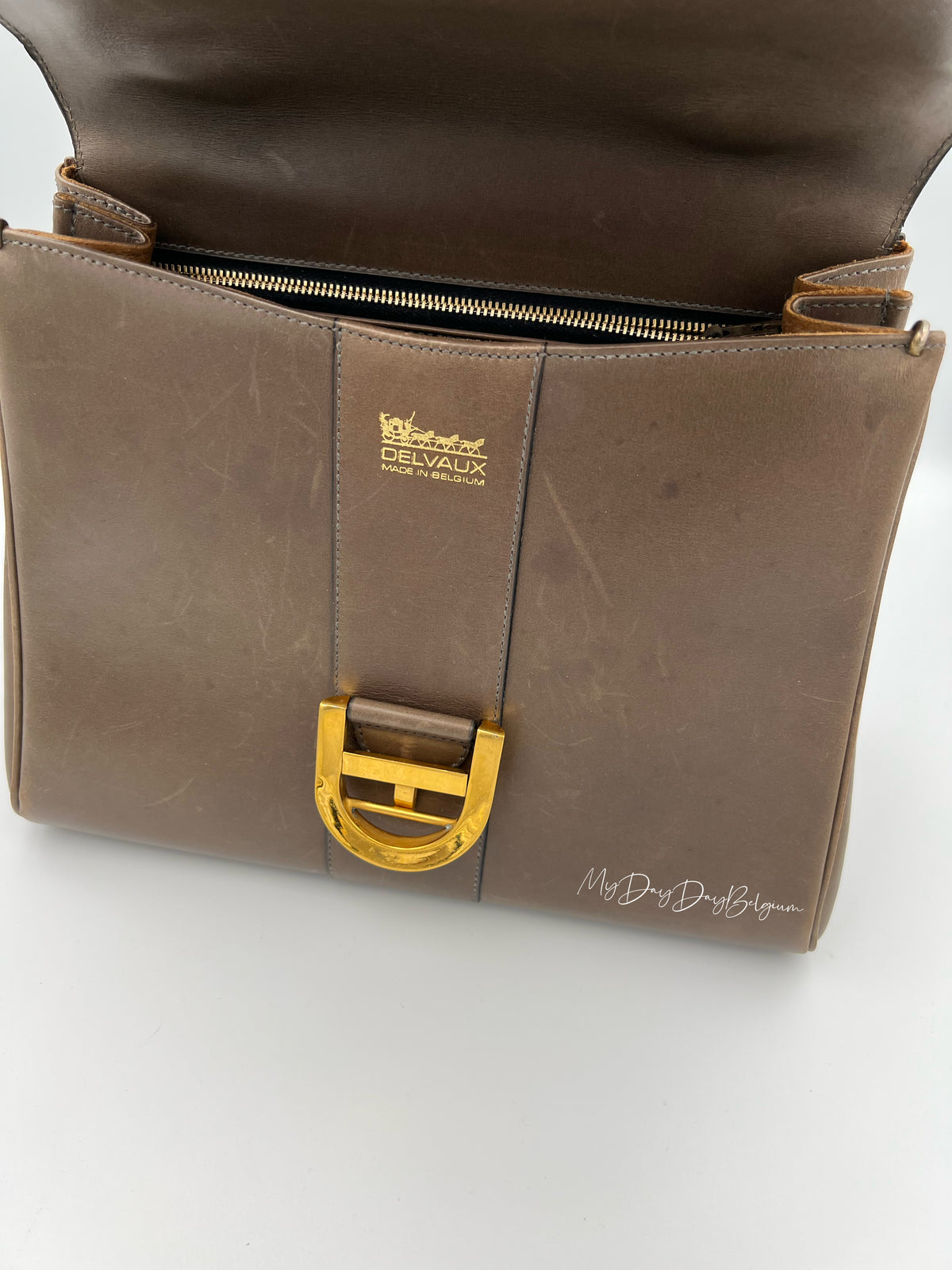 Vintage Delvaux Brillant MM 1980s