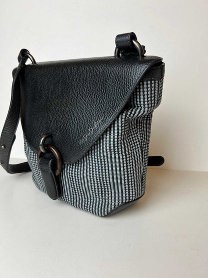 Delvaux Vintage Crossbody / Shoulder Bag Black / Grey 1985