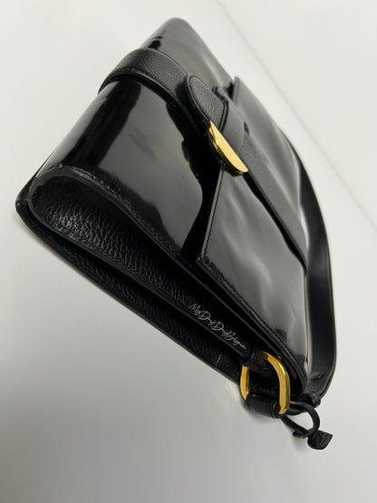Delvaux Vintage Crossbody / Shoulder Bag Black 1988