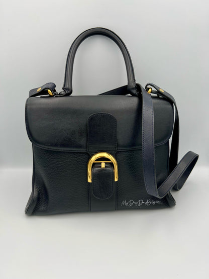 Delvaux Brillant MM in navy 1990’s