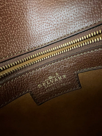 Delvaux Vintage Crossbody / Shoulder Bag Cognac 1998